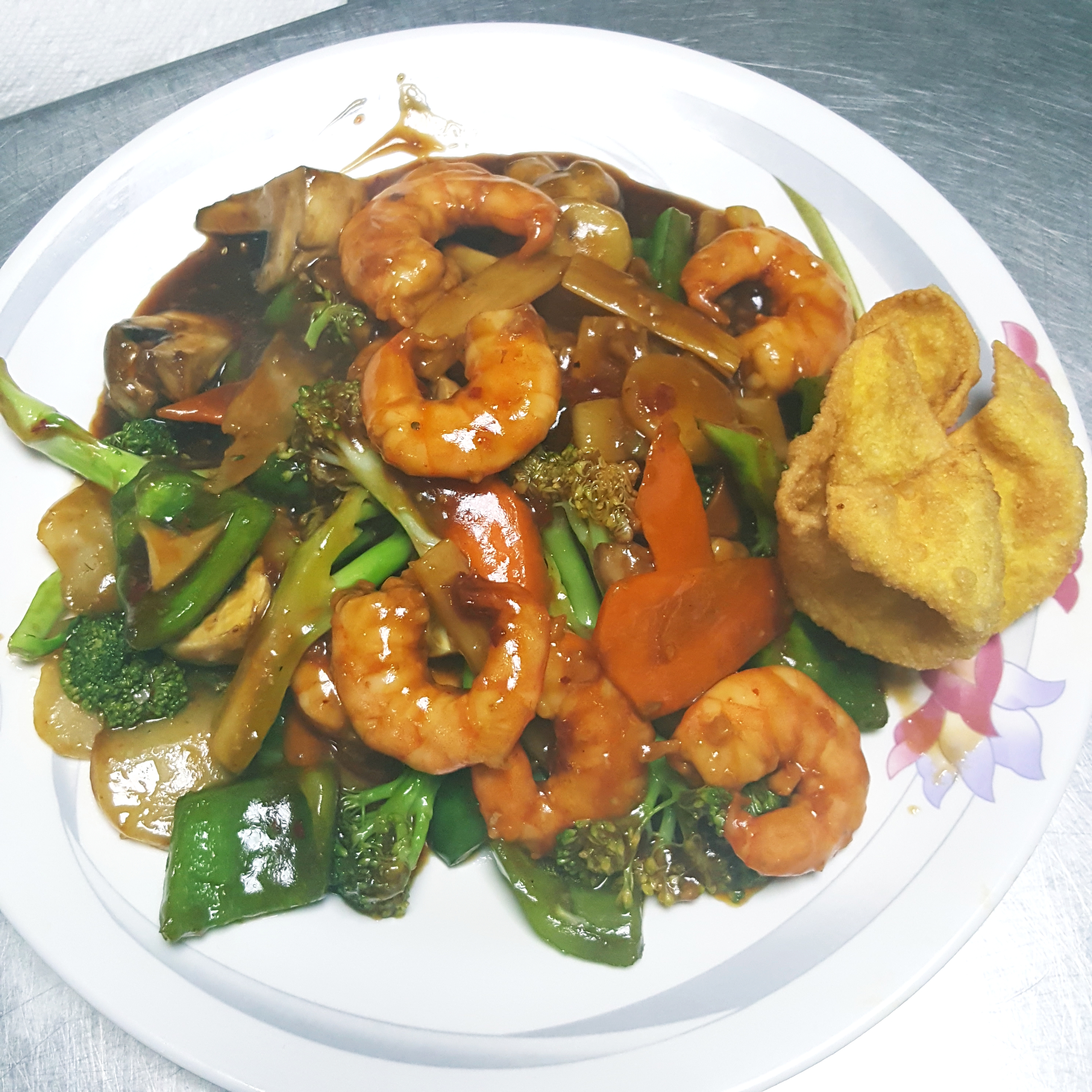 Order 52. Hunan Shrimp food online from China Feast store, Kansas City on bringmethat.com
