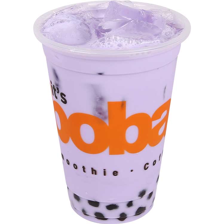 Order Taro Milk Tea food online from Boba Time store, Los Angeles on bringmethat.com