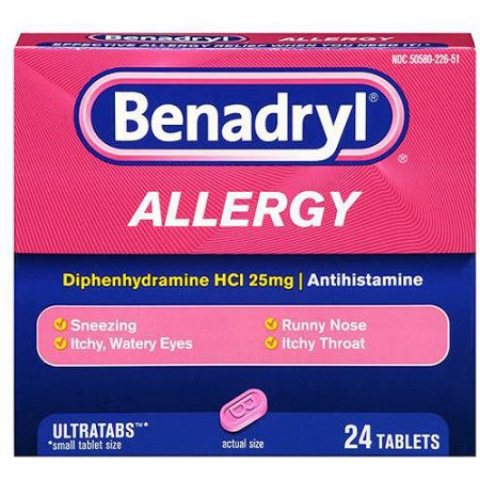 Order Benadryl Ultra 24 Count food online from 7-Eleven store, Pittsburgh on bringmethat.com