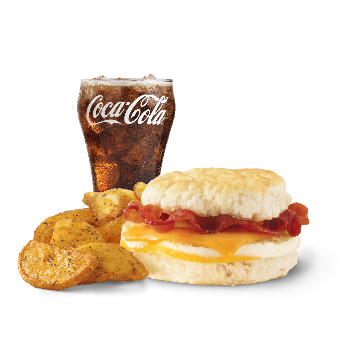 Order Bacon, Egg & Cheese Biscuit Combo food online from Wendy store, Corona on bringmethat.com