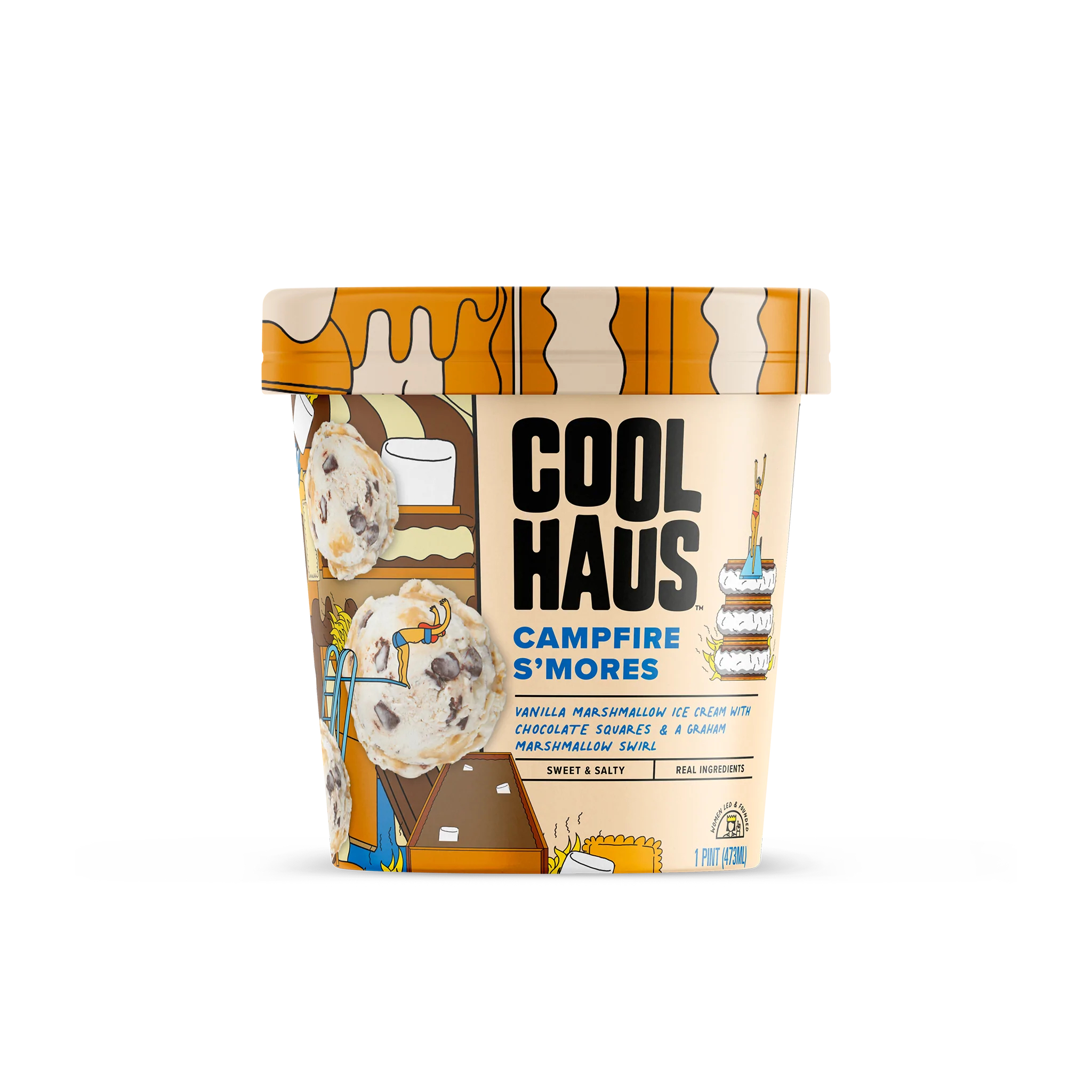 Order Cool Haus - Smores - Pint food online from Luv Mart store, Santa Cruz on bringmethat.com
