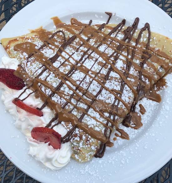 Order Cookie Butter & Strawberry Crepe food online from City Coffeehouse & Creperie store, Clayton on bringmethat.com