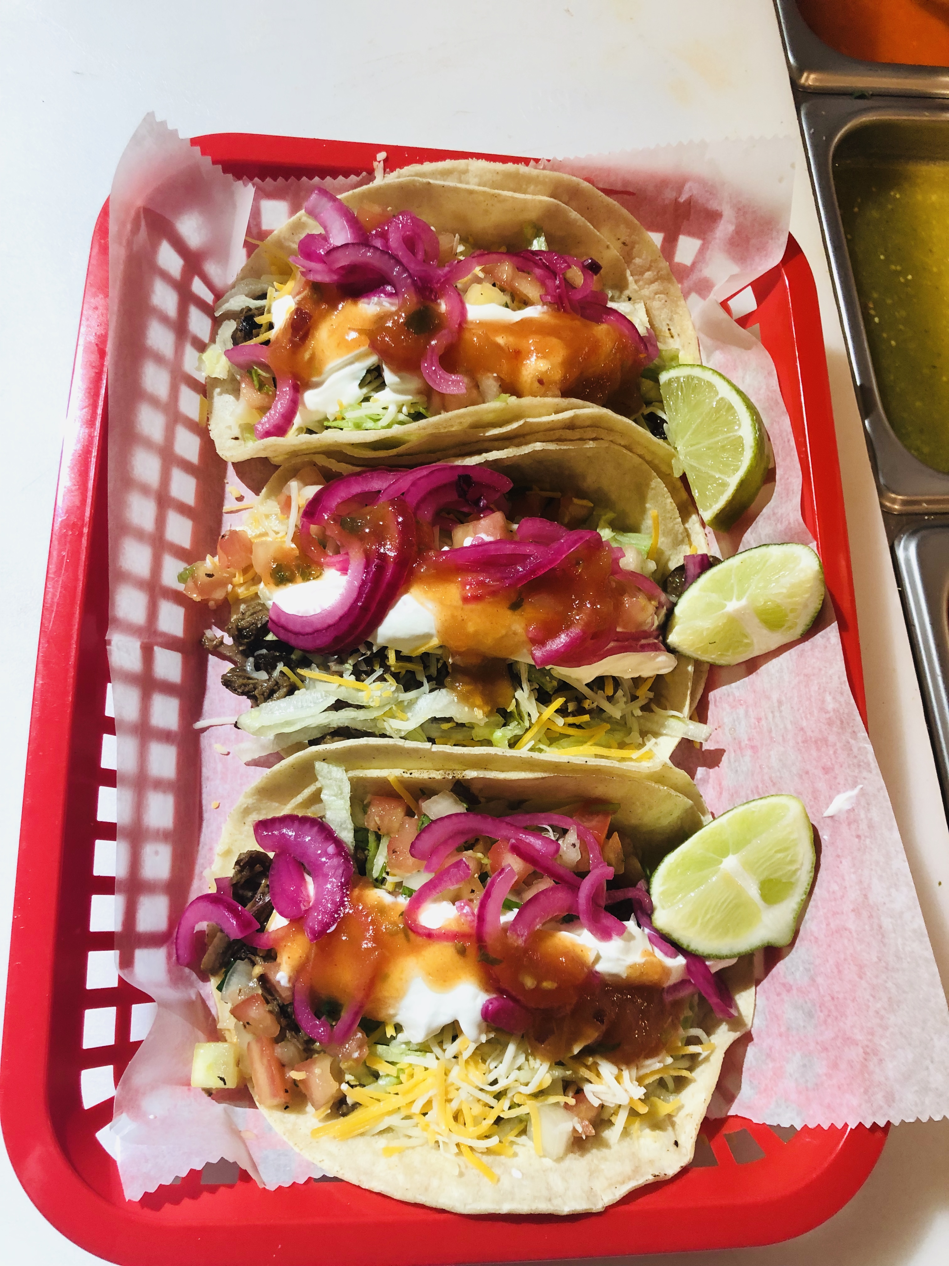 Order  3 Tacos food online from Caliente Mexican store, Providence on bringmethat.com
