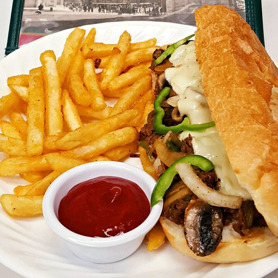 Order Philly Steak Sub - Small 8'' food online from Little Vito Pizza store, Kernersville on bringmethat.com