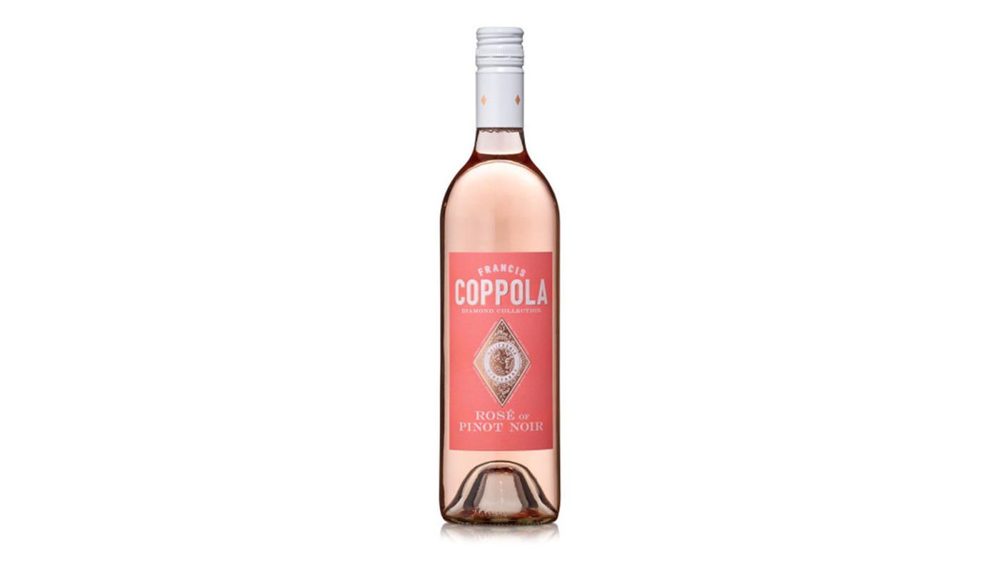 Order Francis Coppola Diamond Collection Rosé of Pinot Noir 750ml Bottle food online from Village Commons Liquor store, Camarillo on bringmethat.com