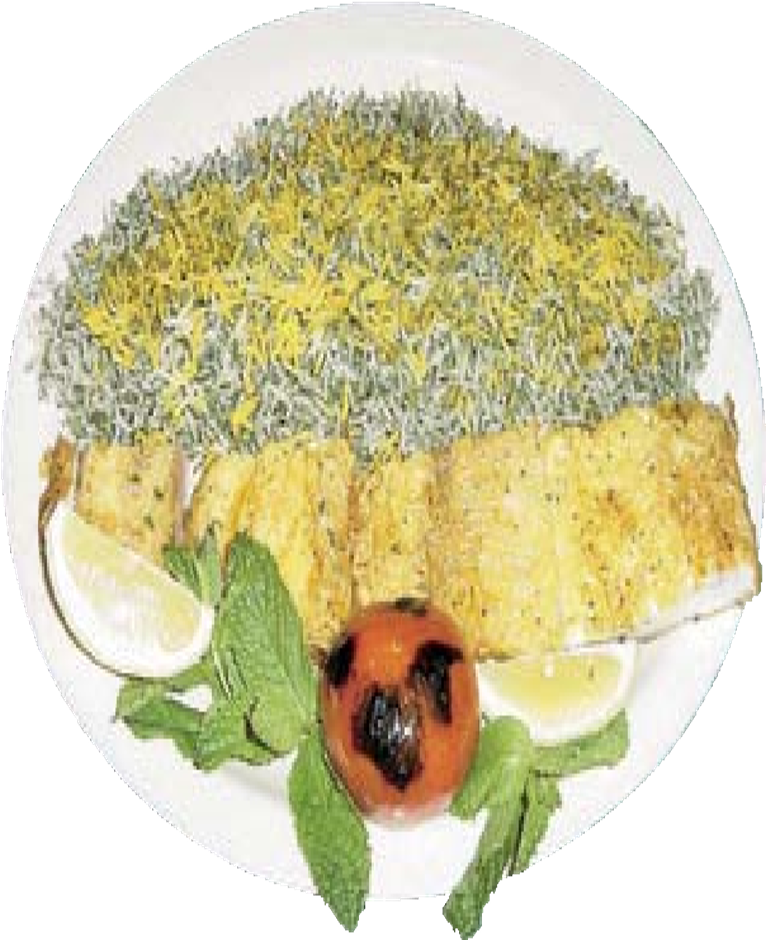 Order Sabzy Polo with Fish Dinner food online from Persian Room store, Tucson on bringmethat.com