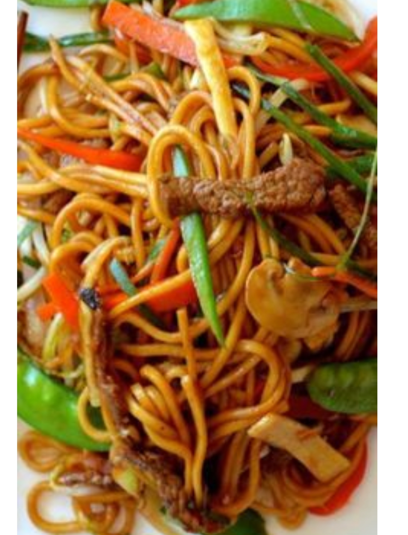 Order Beef Lo Mein food online from City Dragon store, Greensboro on bringmethat.com