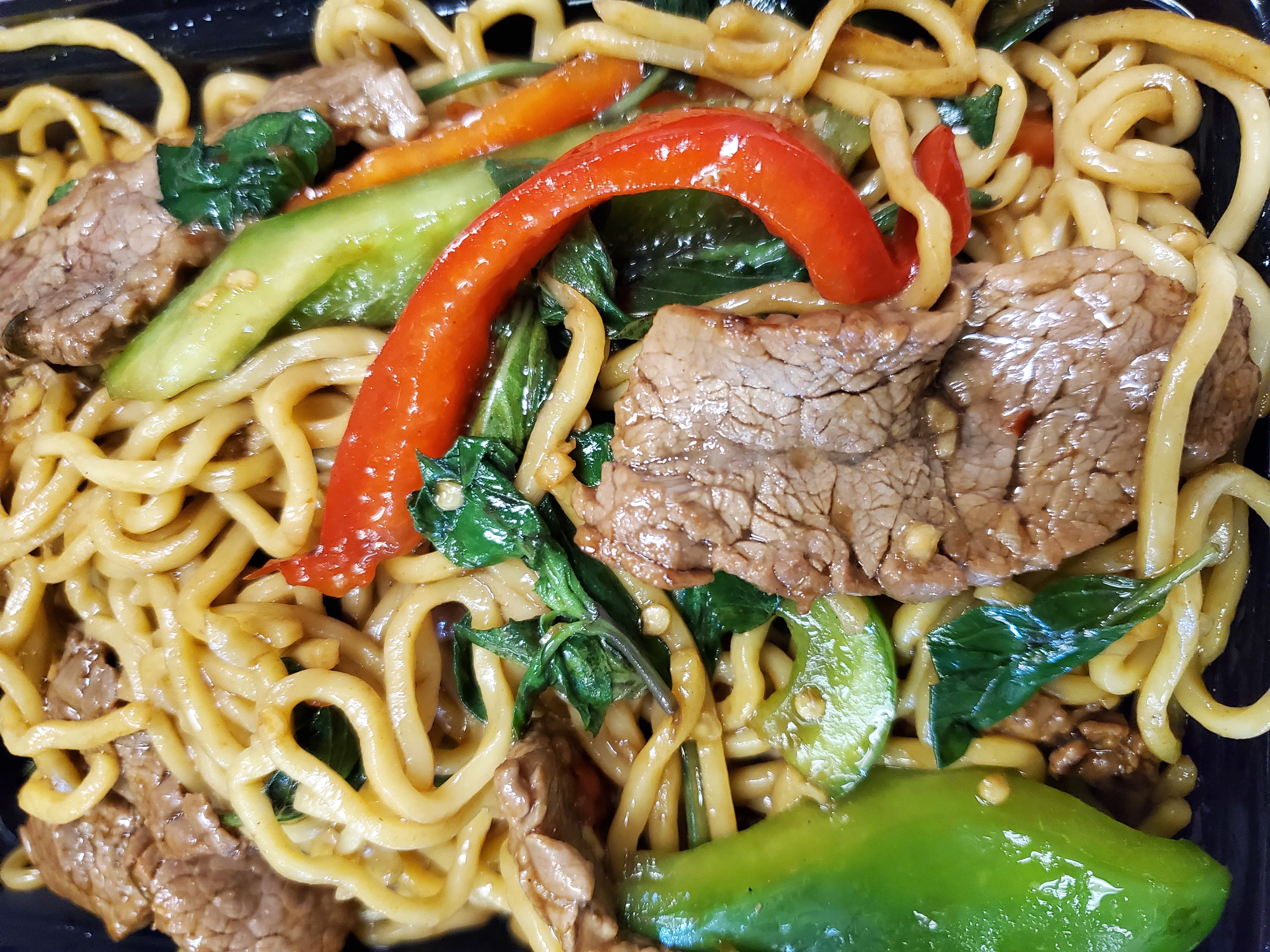 Order Ka Pow Lo Mein  food online from Pick Thai To Go store, Crofton on bringmethat.com
