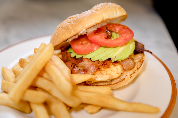 Order S10. Grilled Chicken BLT Sandwich food online from Benvenuto cafe - tribeca store, New York on bringmethat.com