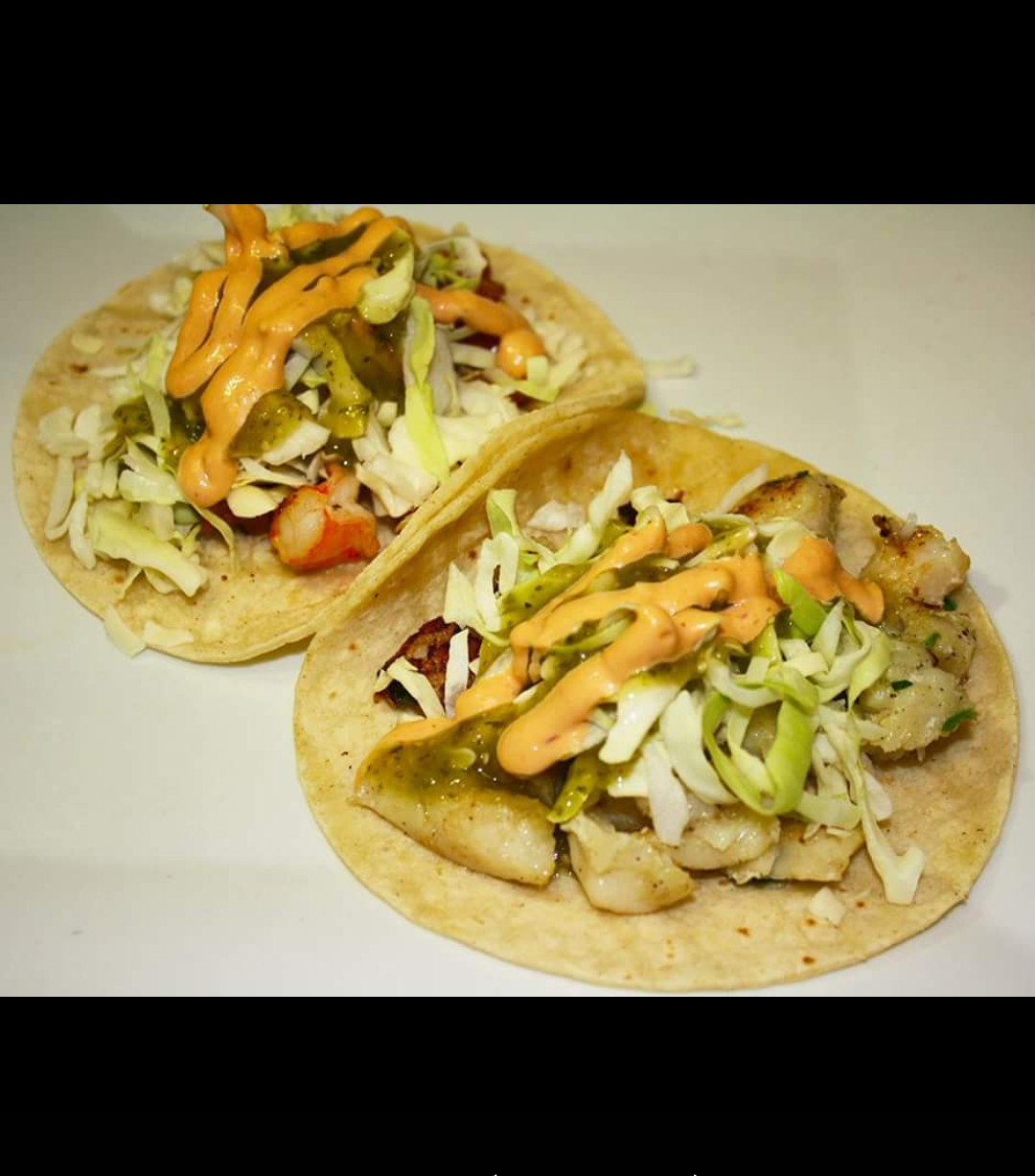 Order Grilled Shrimp Taco Platter food online from Amandine Patisserie Cafe store, Los Angeles on bringmethat.com