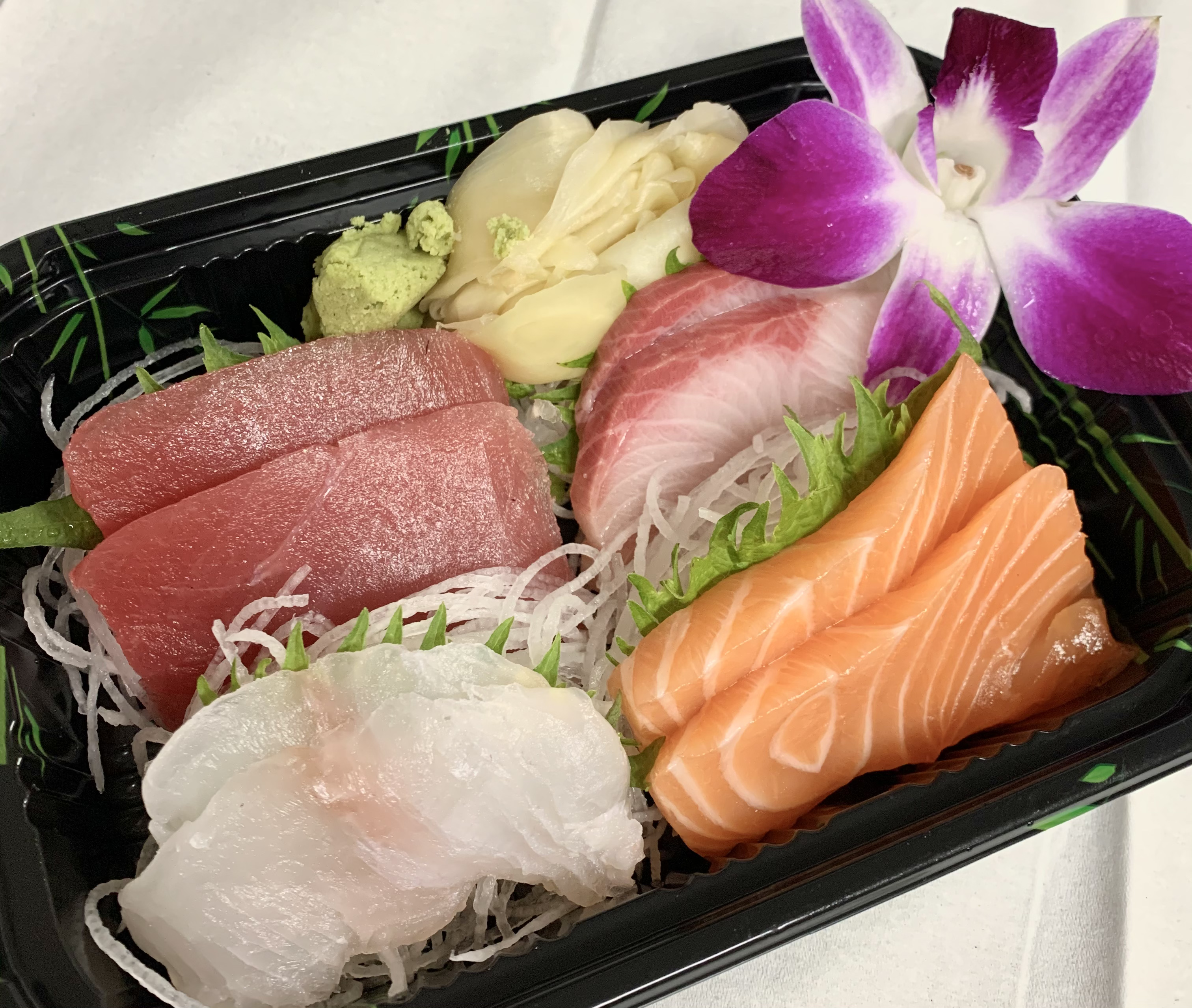 Order 8 Pieces Sashimi food online from Musashi Asian Cuisine store, Brooklyn on bringmethat.com
