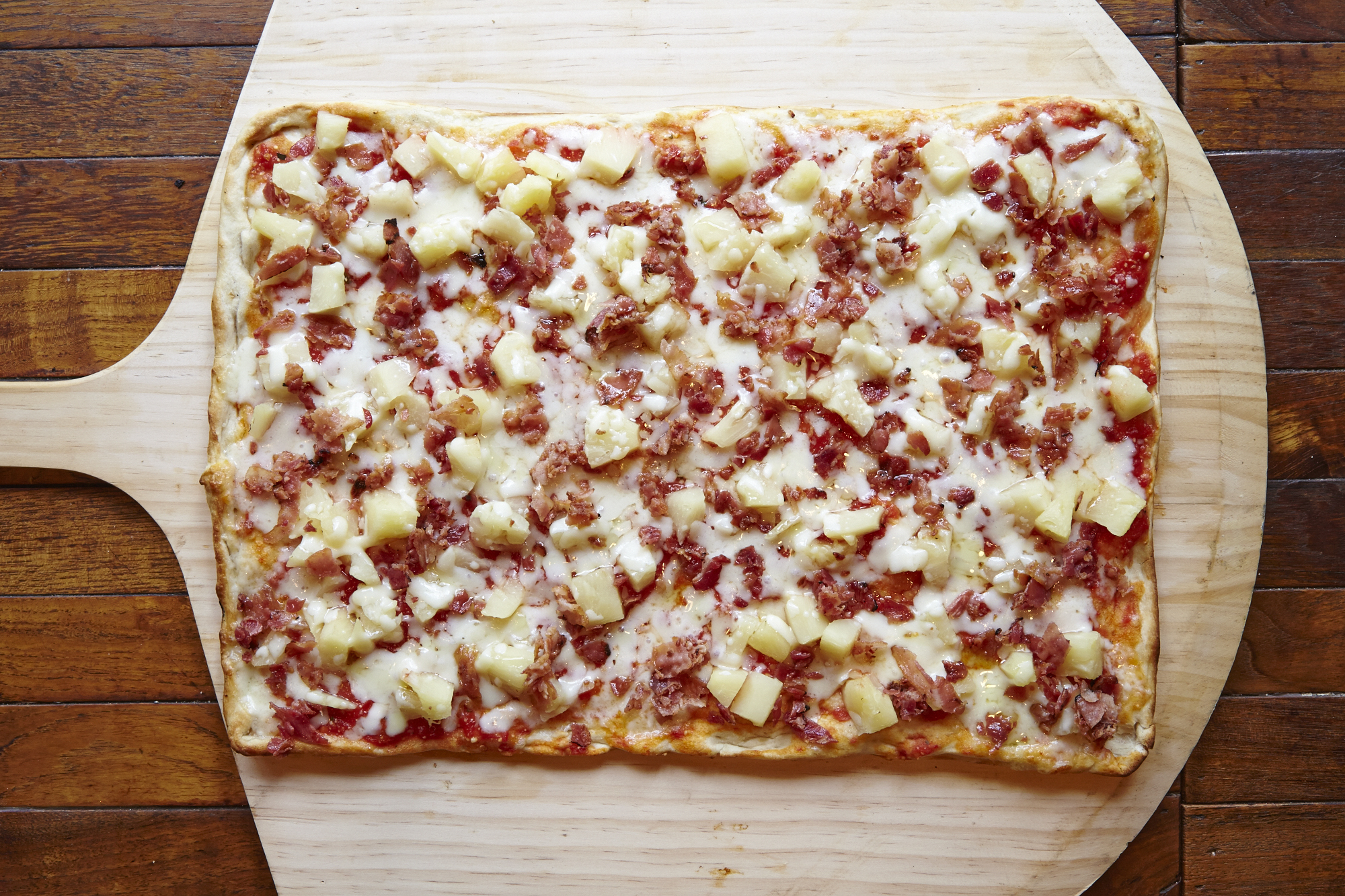 Order Bacon Pineapple Large food online from Champion Pizza Ludlow store, New York on bringmethat.com