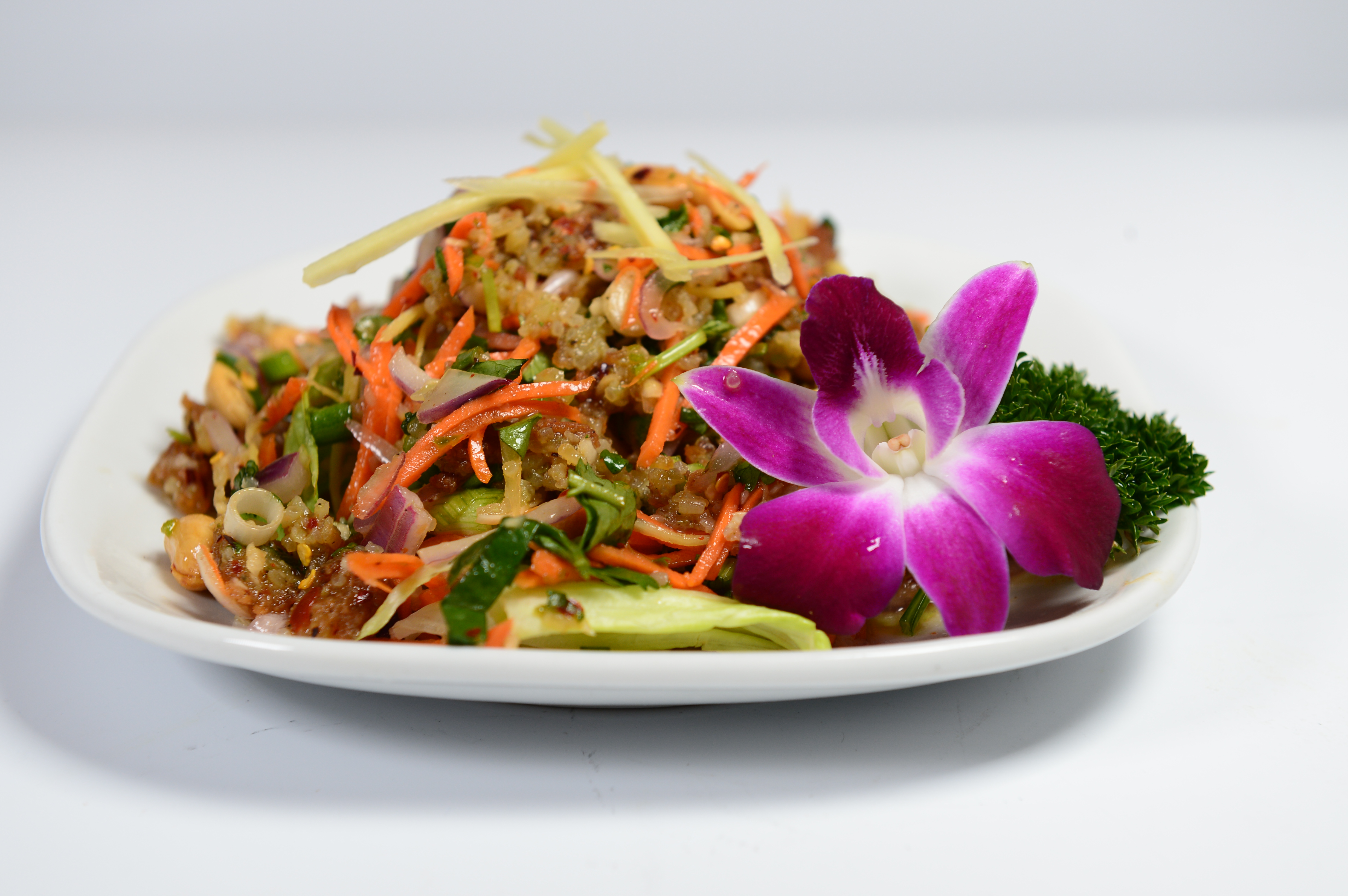 Order Crispy Rice Salad food online from Lemongrass Thai Cuisine store, San Francisco on bringmethat.com