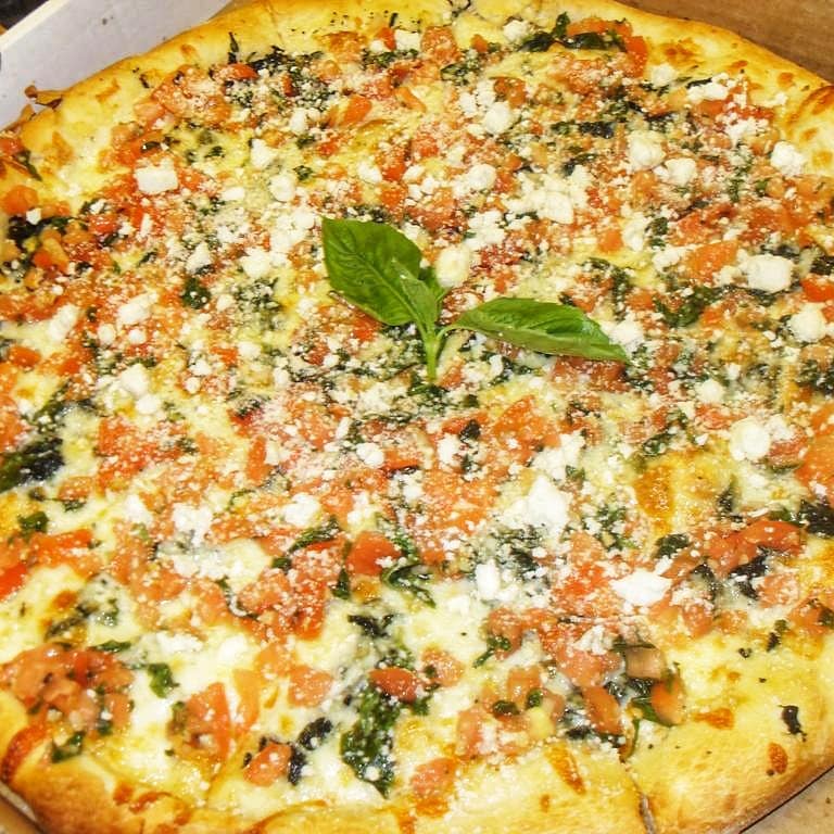 Order White Hand Tossed Pizza food online from Ajbambino Pizzeria store, Coraopolis on bringmethat.com