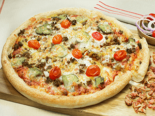 Order Bacon Cheeseburger Pizza food online from Sarpino's Pizzeria store, Saint Paul on bringmethat.com