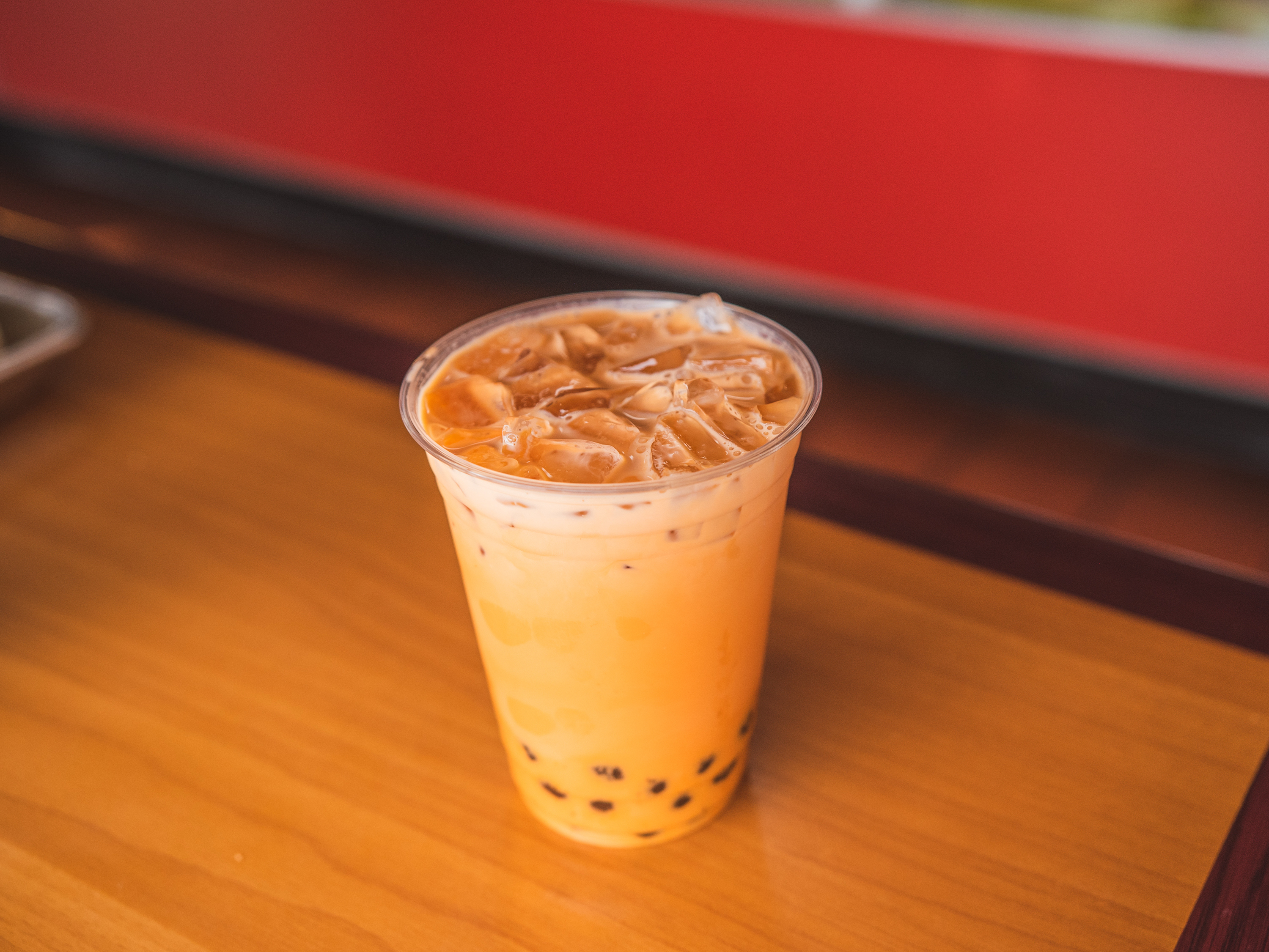 Order Thai Tea with Boba food online from Honey Donuts store, Crowley on bringmethat.com