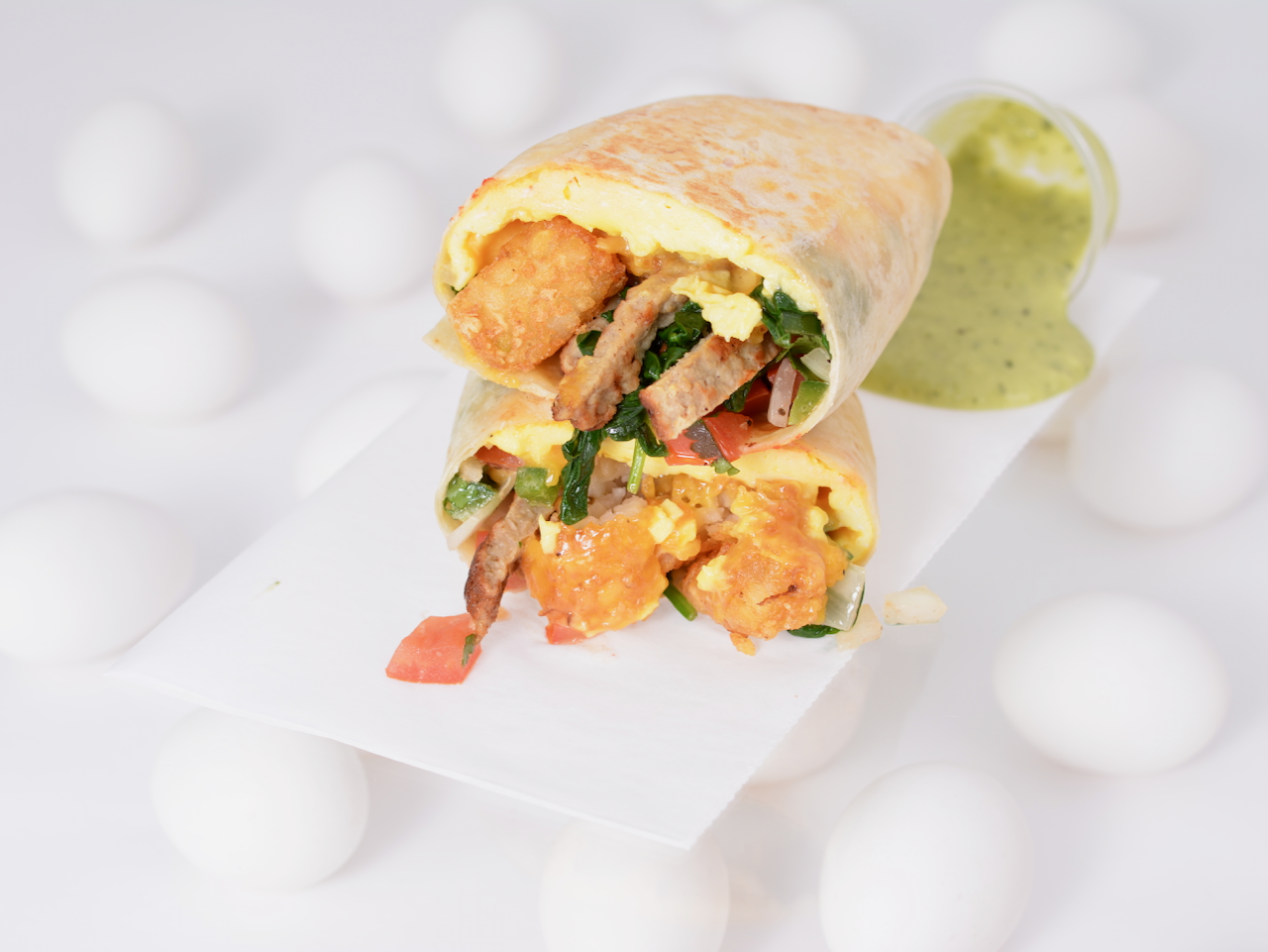 Order All Day Breakfast Burrito  food online from Breakfast Town store, Troy on bringmethat.com