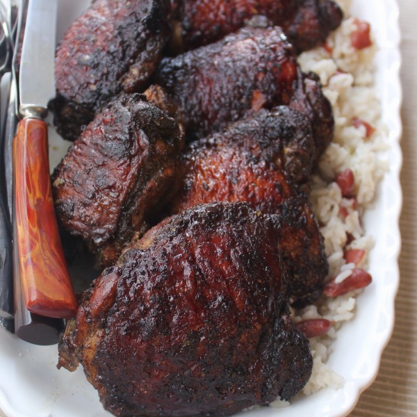 Order Jerk Chicken food online from Tasty Island Jamaican Restaurant store, Las Vegas on bringmethat.com