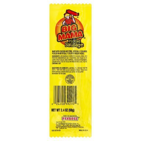 Order Big Mama Pickled Sausage 2.4oz food online from 7-Eleven store, Youngwood on bringmethat.com