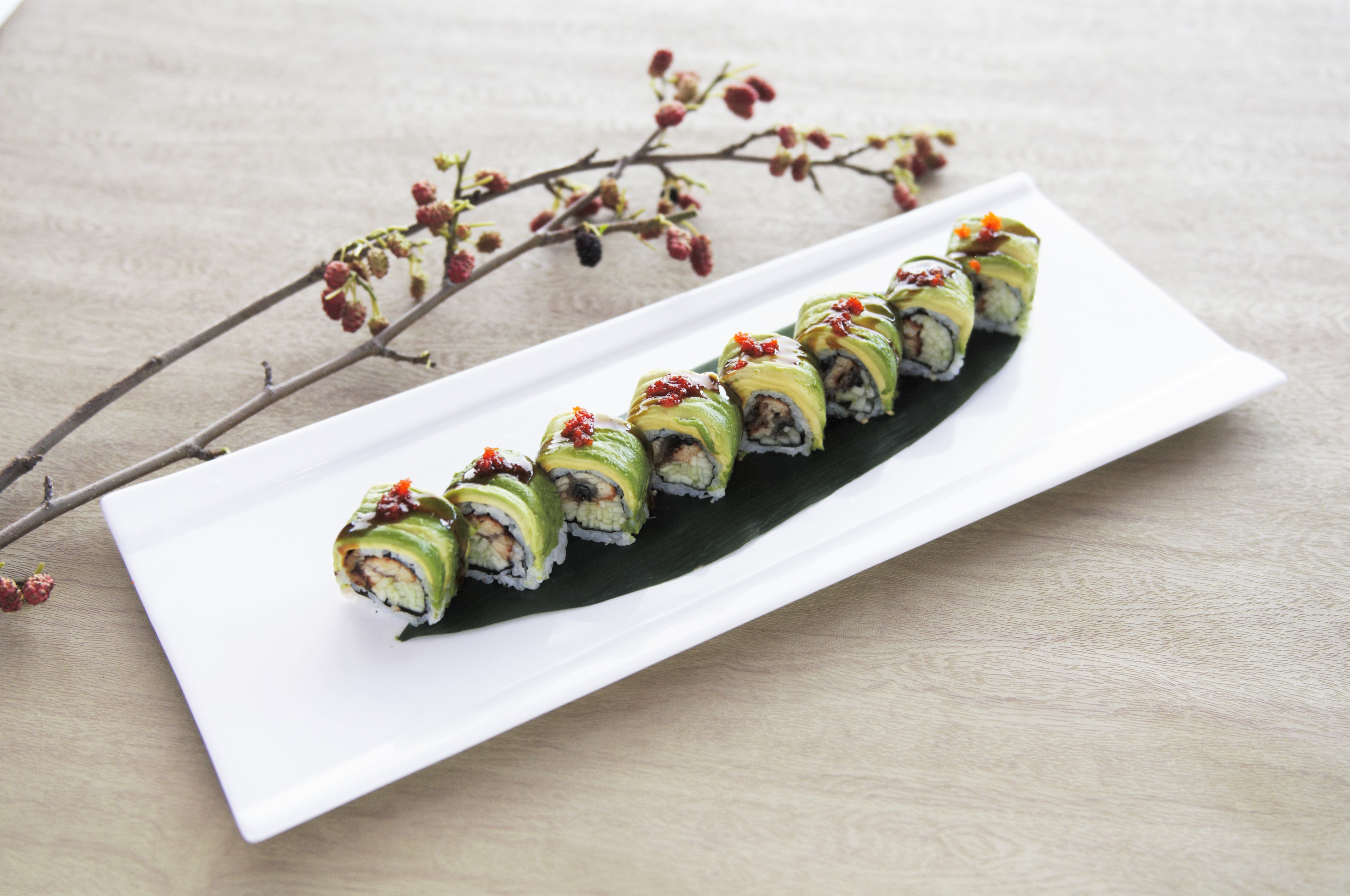 Order Dragon Roll	 food online from Izumi Sushi & Hibachi Steakhouse store, Levittown on bringmethat.com