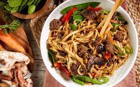 Order Beef Lo Mein food online from China Delight store, Boiling Springs on bringmethat.com