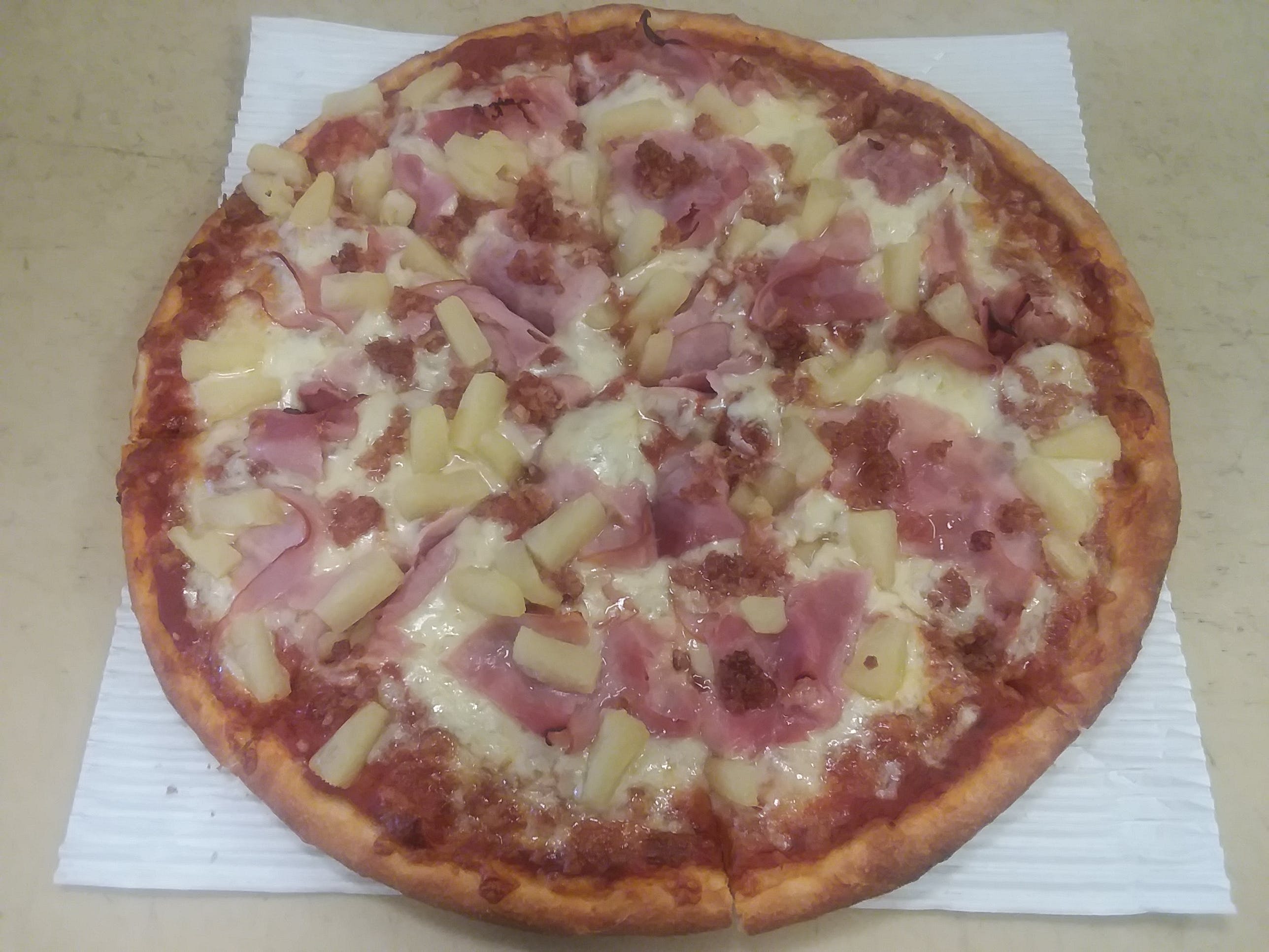 Order Hawaiian Pizza - Small 10" food online from Pizza Brothers Inc store, Marion on bringmethat.com
