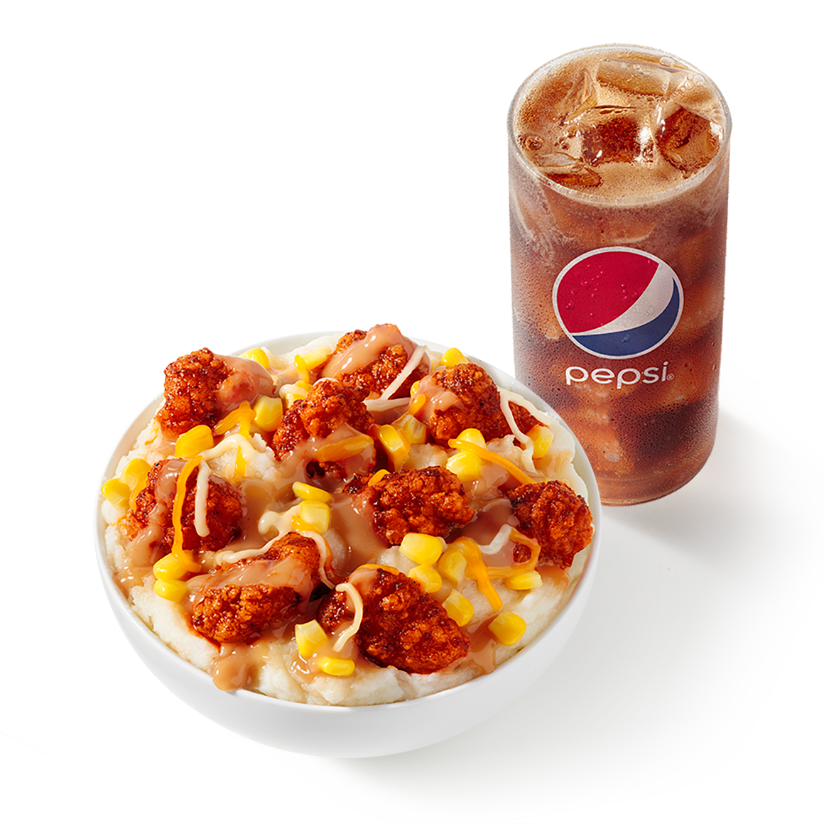 Order Spicy Famous Bowl Combo food online from Kfc store, Helotes on bringmethat.com