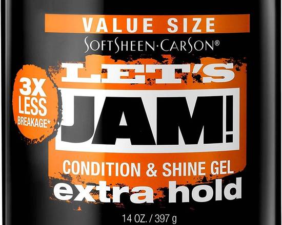 Order Let's Jam Condition & Shine Gel: Extra Hold 14 oz food online from iDa Beauty Supply Store store, Middletown on bringmethat.com