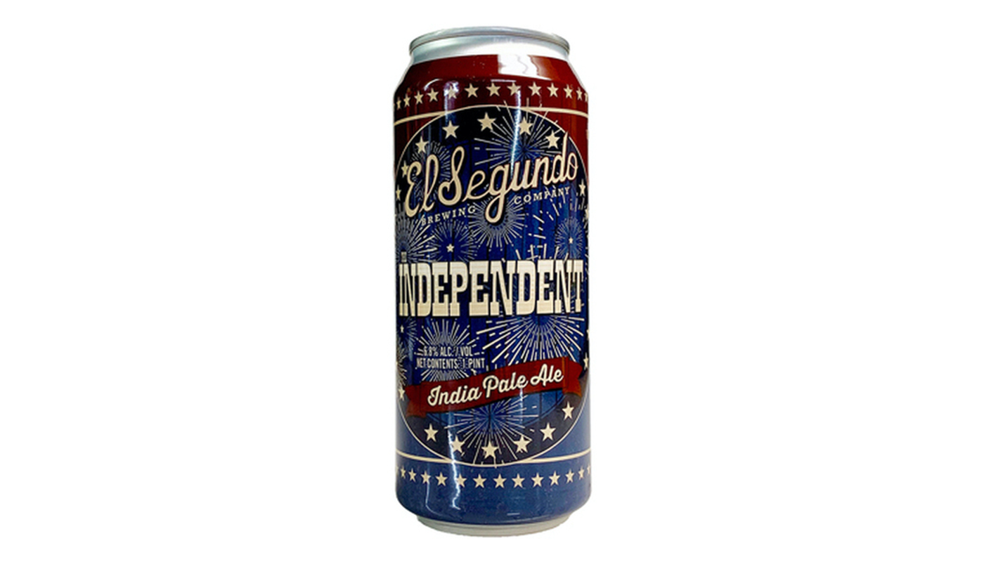 Order El Segundo Independent IPA 4x 16oz Cans food online from Spikes Bottle Shop store, Chico on bringmethat.com