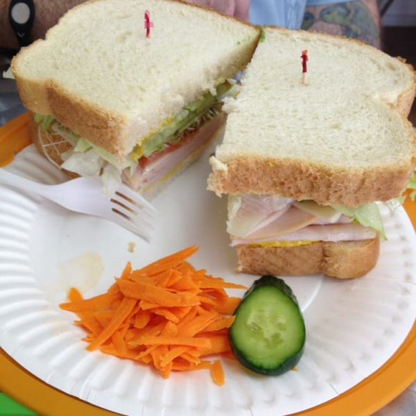 Order Turkey Breast Sandwich food online from Tomato Patch store, Woodland Hills on bringmethat.com