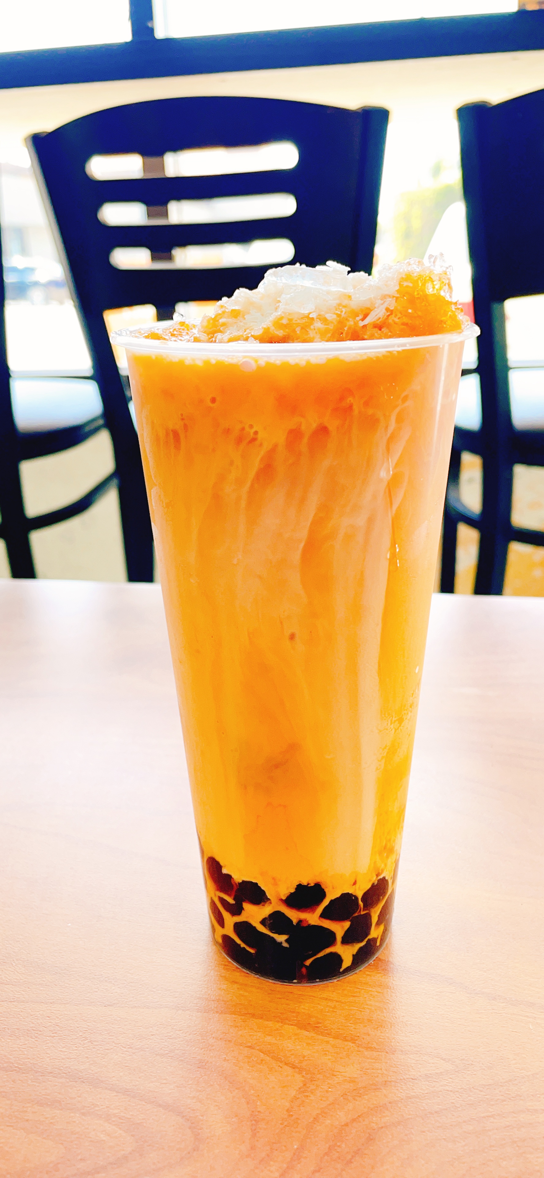 Order Thai Iced Milk Tea 泰式冰奶茶 food online from Bento Dash store, Rowland Heights on bringmethat.com