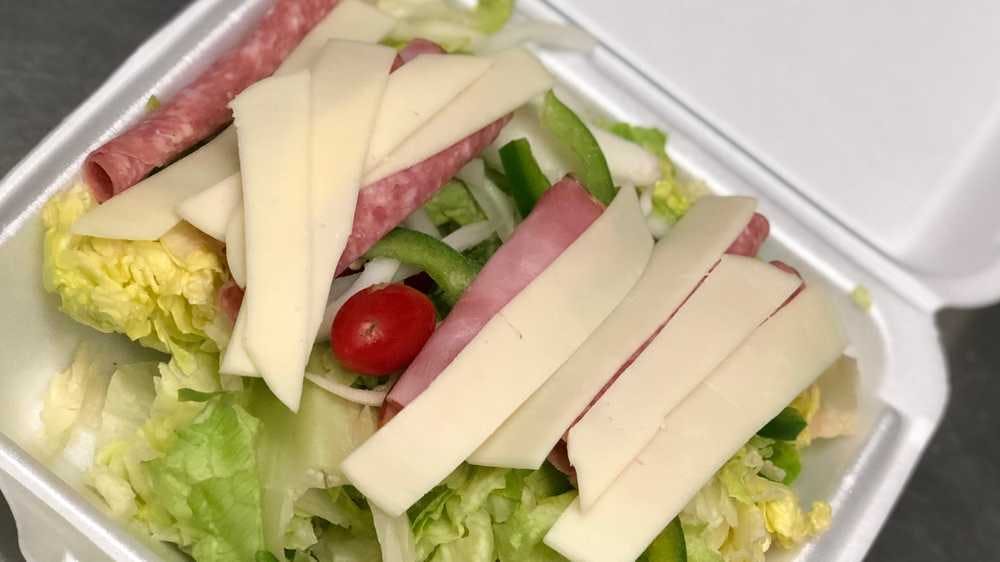 Order Antipasto Salad - Small food online from Ronzio Pizza & Subs store, Woonsocket on bringmethat.com