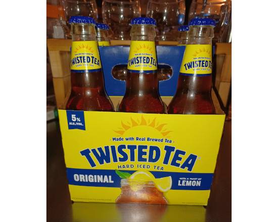 Order Twisted Tea 6 pk. 12 oz. bottles (5% ABV) food online from Colbert Trading Co store, Colbert on bringmethat.com