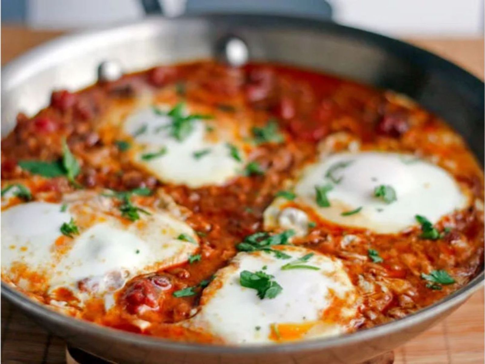 Order Shakshuka Morning food online from cafe muscat store, Fresh Meadows on bringmethat.com