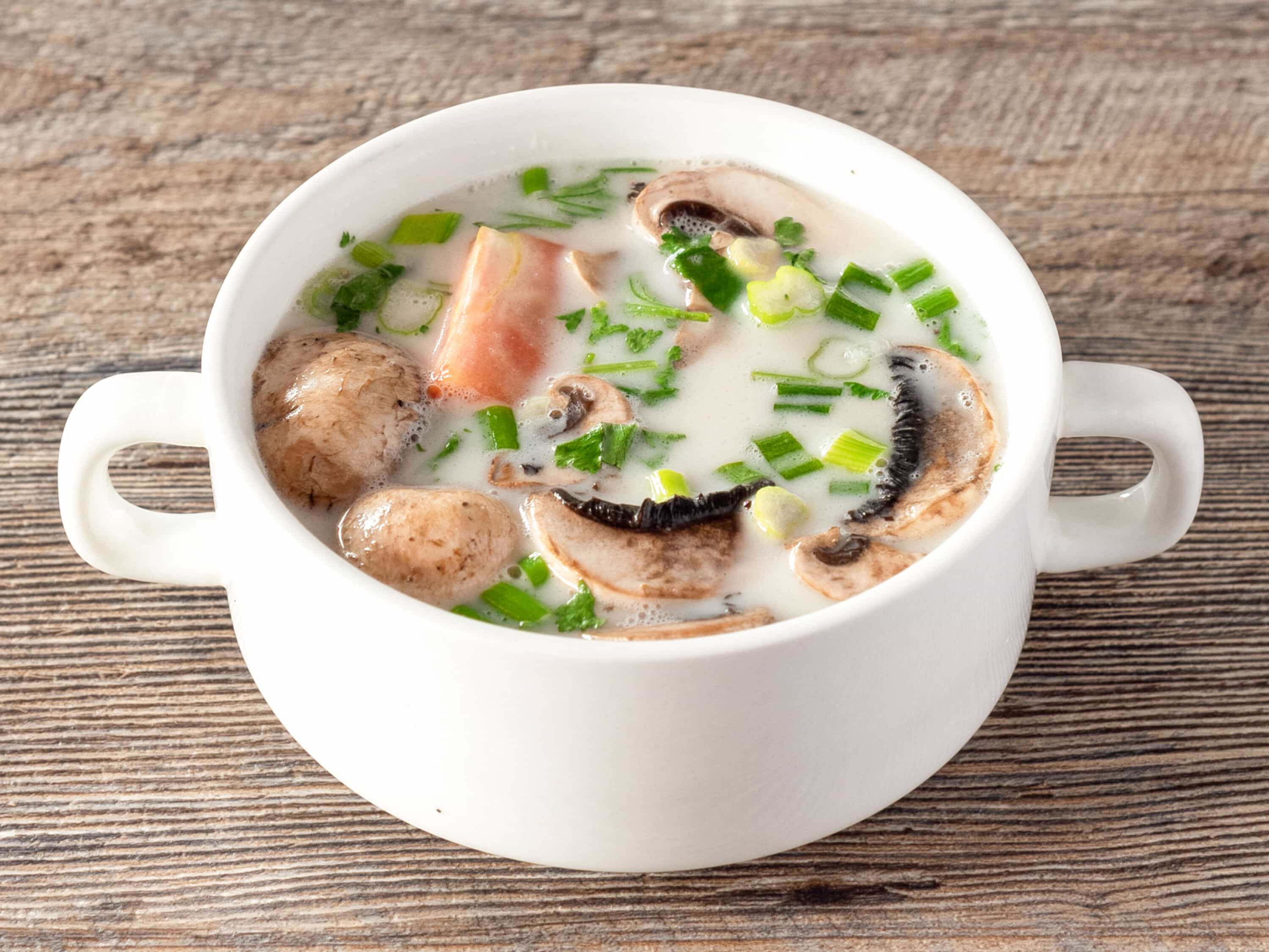 Order Tom Kar Kai Soup food online from Tom Yum Koong store, Medford on bringmethat.com