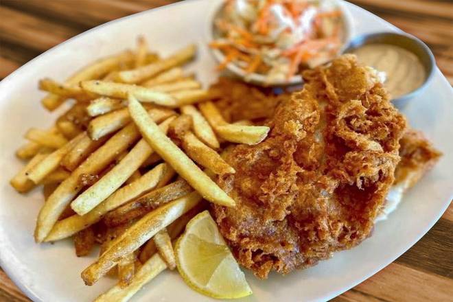 Order Fish & Chips food online from Kerbey Lane Cafe store, Austin on bringmethat.com