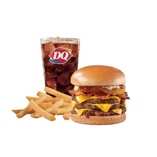 Order Loaded A.1.® 1/2lb* Triple Combo food online from Dairy Queen store, Enola on bringmethat.com