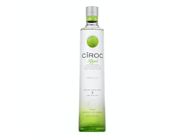 Order CIROC Apple - 750ml Bottle food online from Josh Wines & Liquors Inc store, New York on bringmethat.com