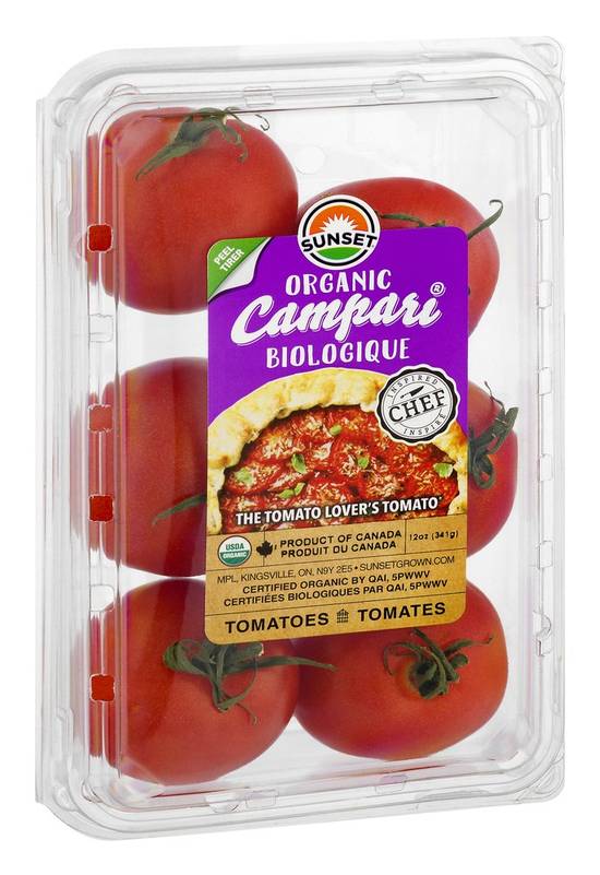 Order Sunset · Campari Tomatoes Organic (12 oz) food online from Jewel-Osco store, Antioch on bringmethat.com