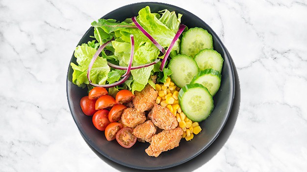 Order Pepper Salad with Chicken Karaage food online from Pepper Lunch store, Irvine on bringmethat.com