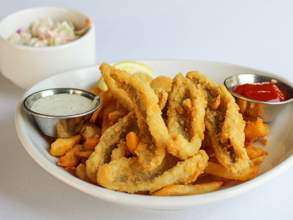 Order Fried Lake Perch Dinner food online from Reds At Thousand Oaks store, Grand Rapids on bringmethat.com