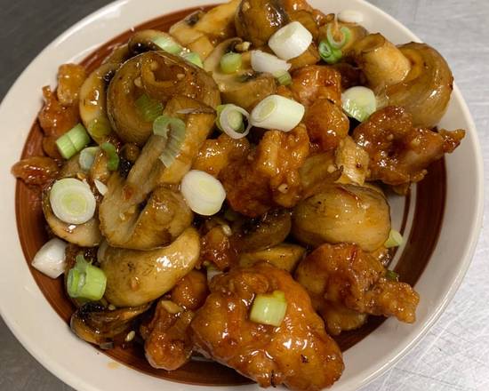 Order Mushroom Chicken food online from New China Mongolian Bbq store, Los Angeles on bringmethat.com