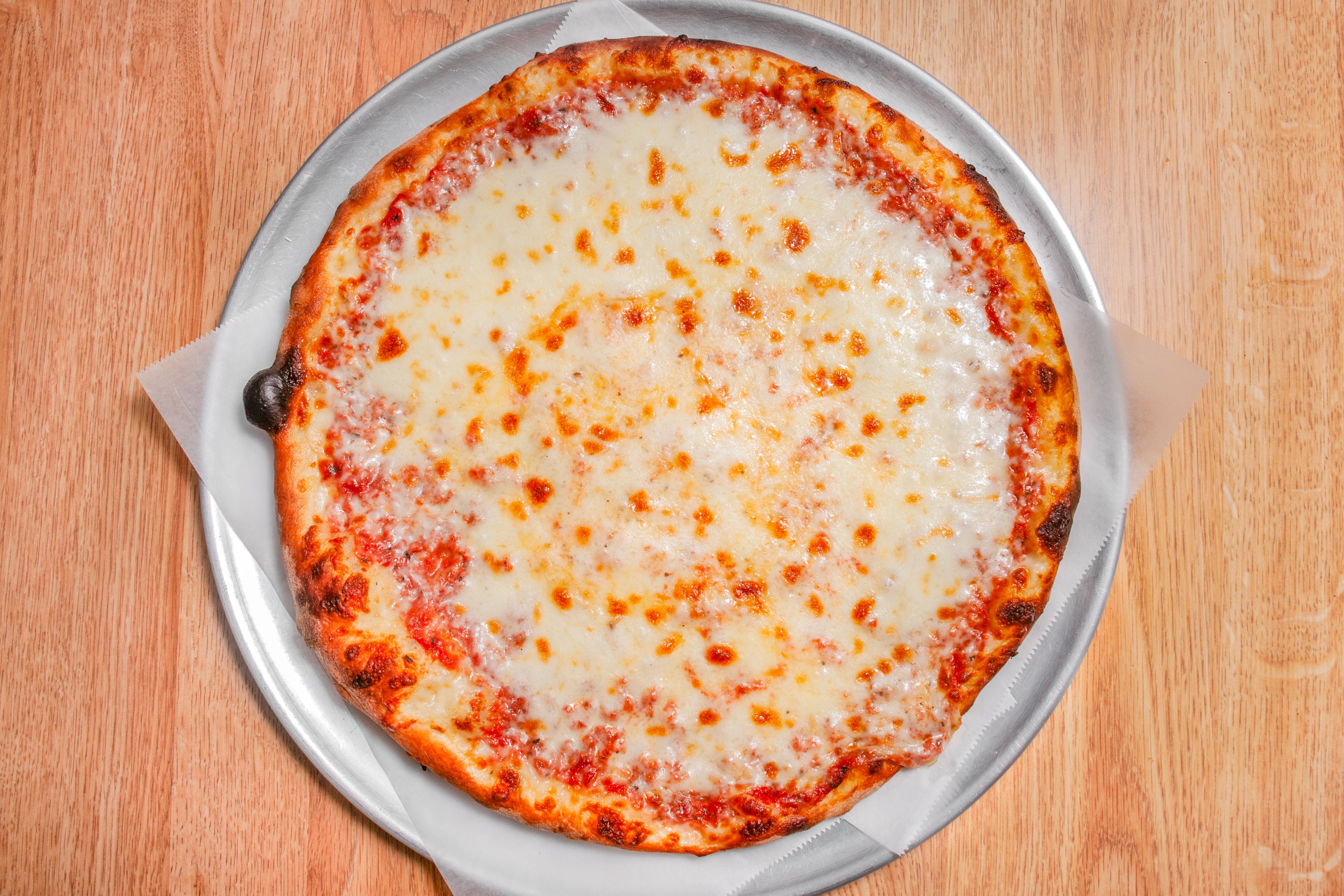 Order Cheese Pizza - Medium 12'' (8 Slices) food online from Papa Subs & Pizza store, Holly Springs on bringmethat.com
