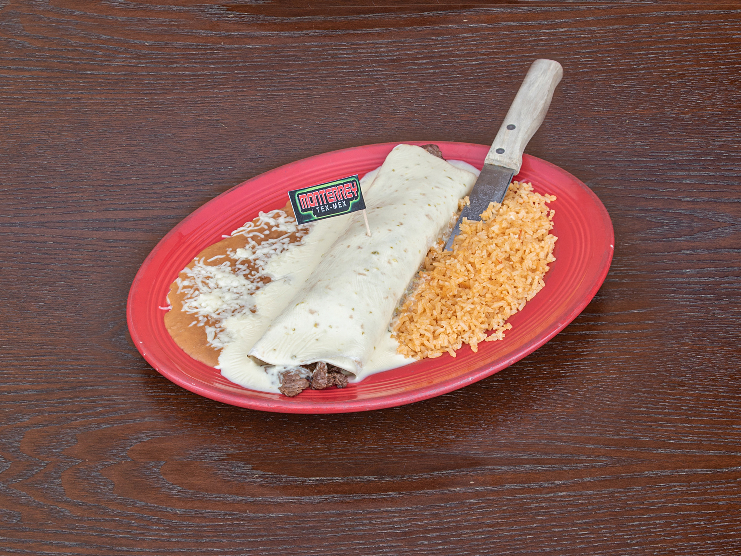 Order Burrito al Carbon food online from Monterrey Tex-Mex store, Columbus on bringmethat.com