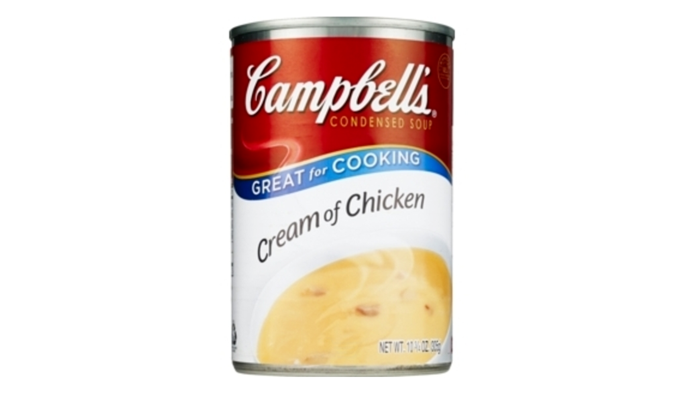 Order Campbell's Cream Of Chicken 10.5oz Bottle food online from Village Commons Liquor store, Camarillo on bringmethat.com