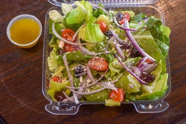 Order Full Greek Salad* food online from Frank From Philly & Andrea Pizza store, Minneapolis on bringmethat.com