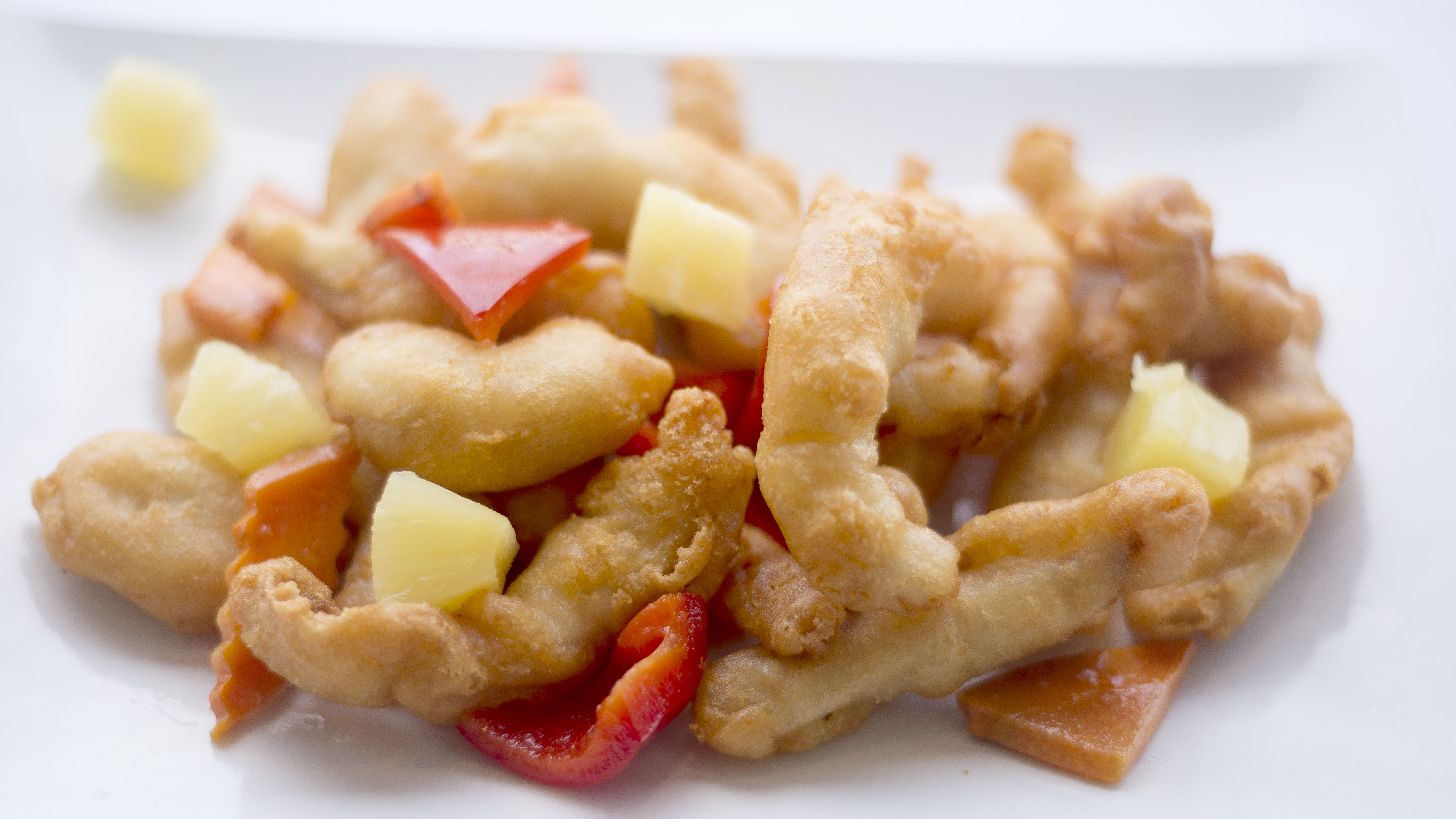 Order Sweet and Sour Chicken甜酸鸡 food online from Spring Garden store, Washington on bringmethat.com