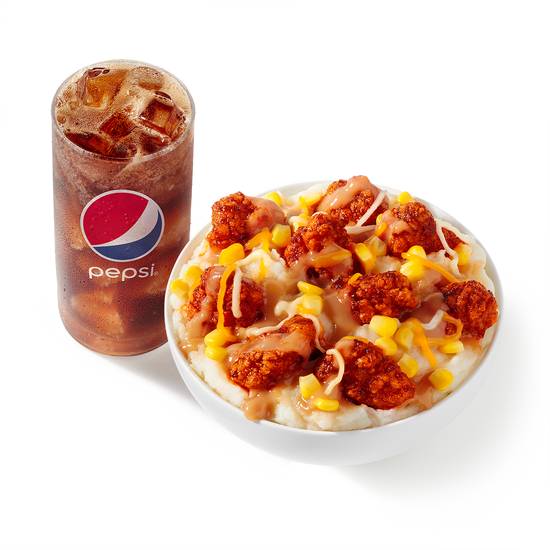 Order Spicy Famous Bowl Combo food online from Kfc store, Elizabeth City on bringmethat.com
