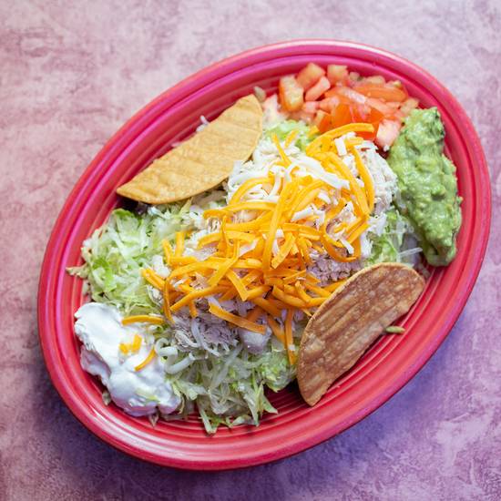 Order Tostada food online from The Original Red Onion store, Palos Verdes Peninsula on bringmethat.com