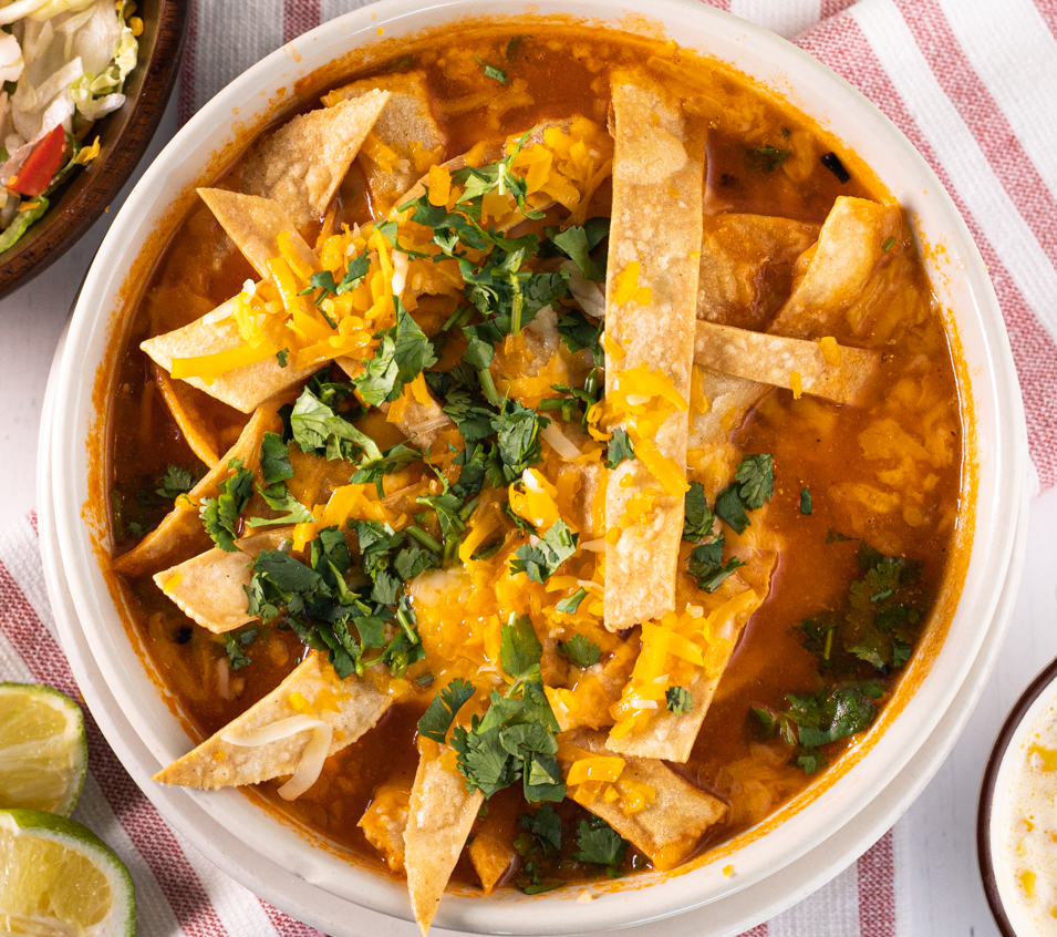 Order Chicken Tortilla Soup  food online from Chelinos Mexican Restaurant store, Oklahoma City on bringmethat.com